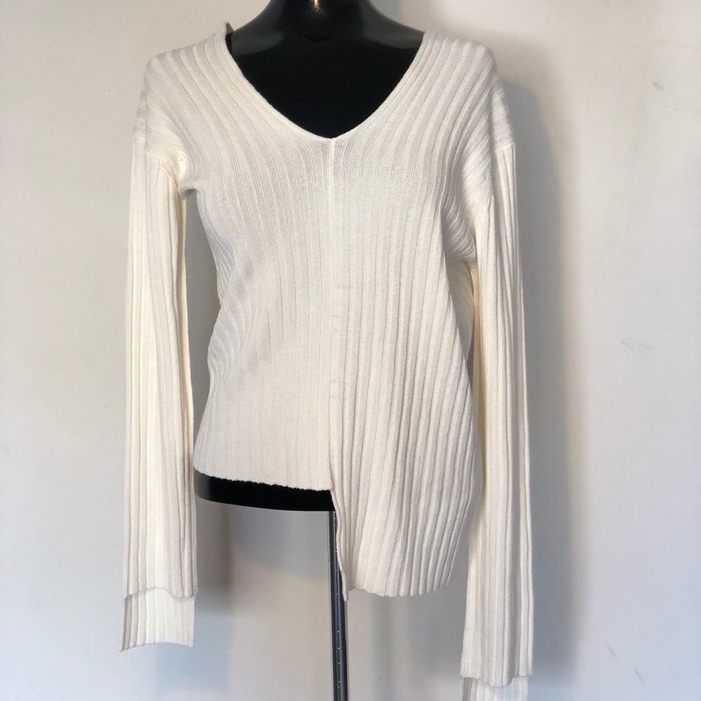 ❌SOLD❌Helmut Lang Off Shoulder Longsleeve Sweater - Picture 2 of 8